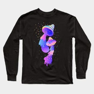 Psychedlic toadstools Long Sleeve T-Shirt